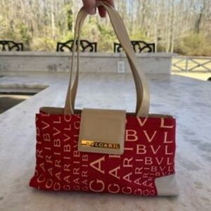 Bvlgari Red ❤️Prime Mania Shoulder Bag